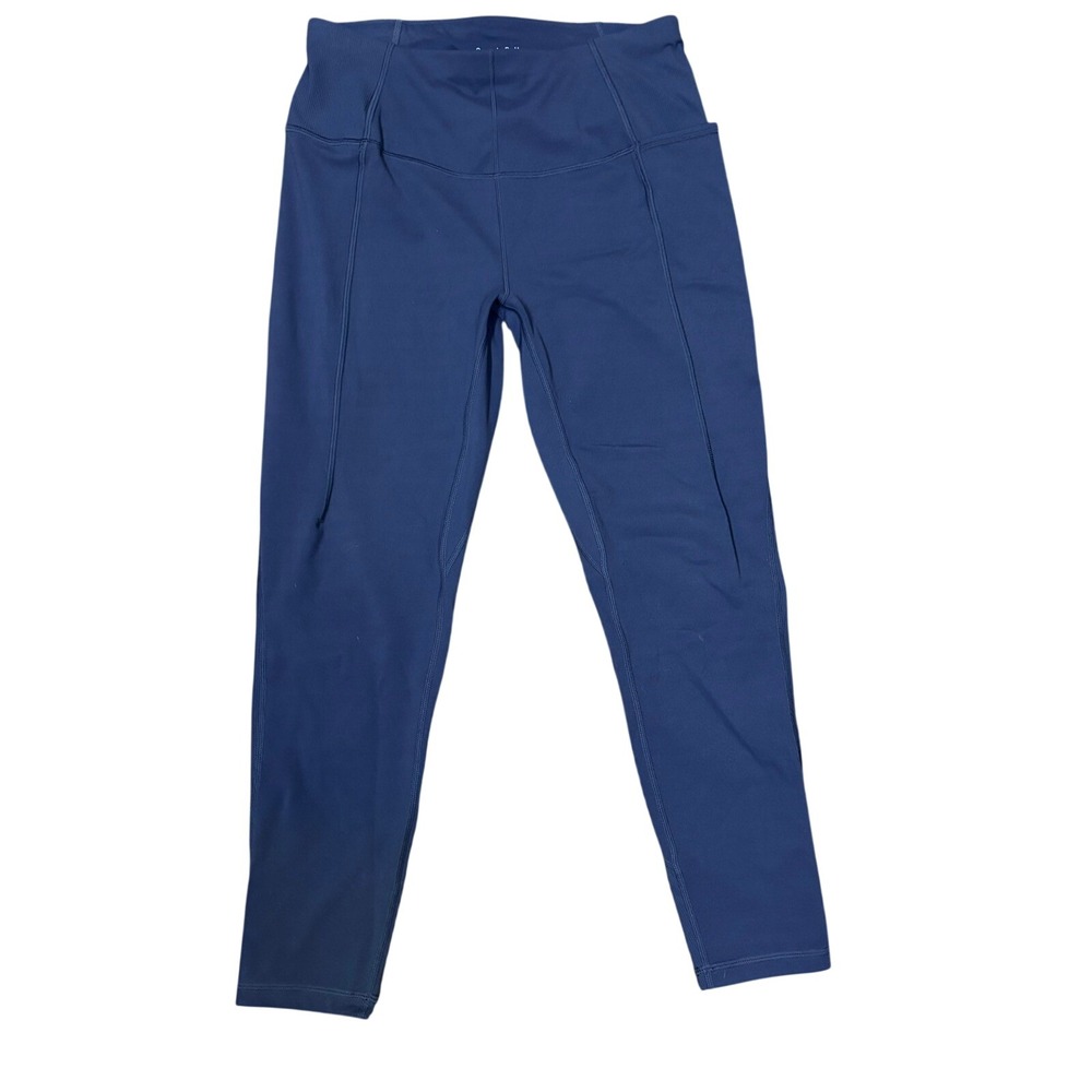 Sweaty Betty Athleisure Sporty Yoga Women Gray Super Soft 7/8 Leggings‎ Size 8